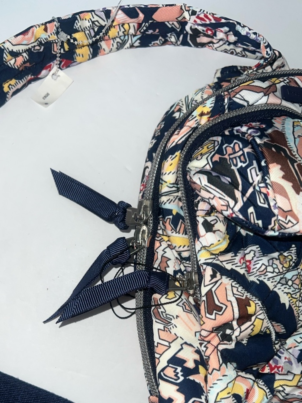🆕 Vera Bradley Twill Utility Sling Crossbody Backpack Bag Tangier Paisley Travel - Picture 10 of 14